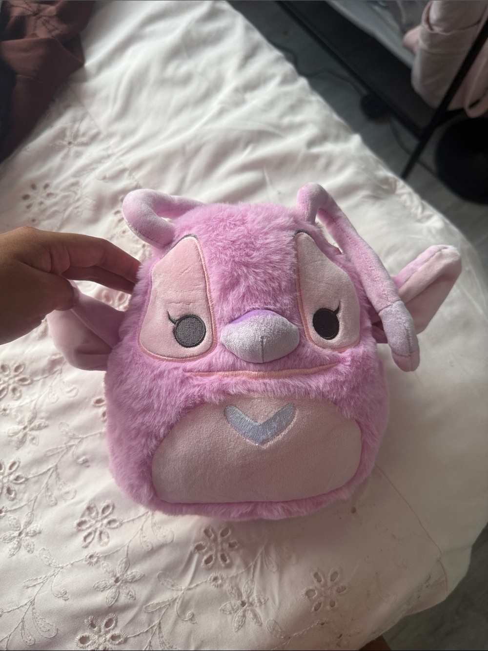 Plush Pink Animal Kids Backpack - Soft Cute Shoulder Bag